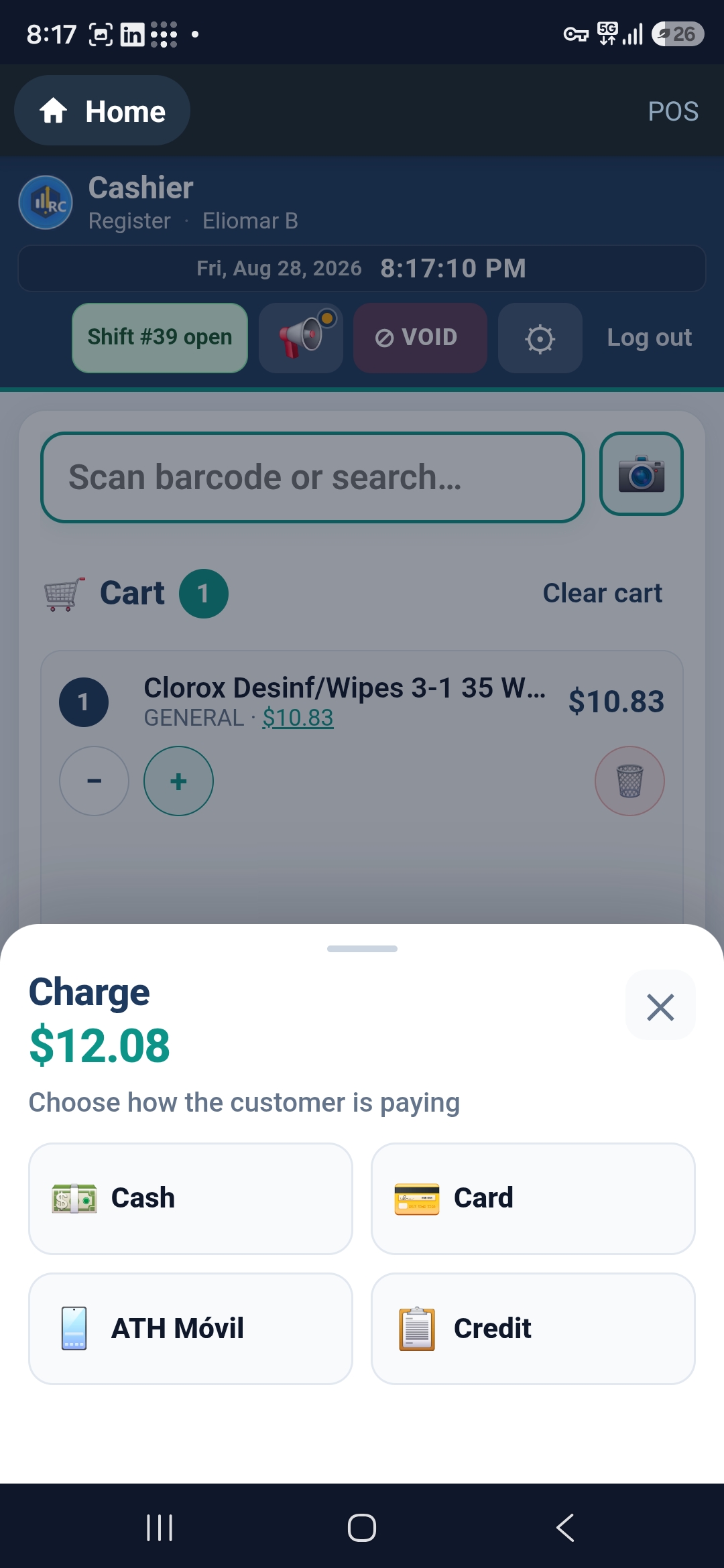 Retail Core APK: cash, card, ATH Móvil, credit